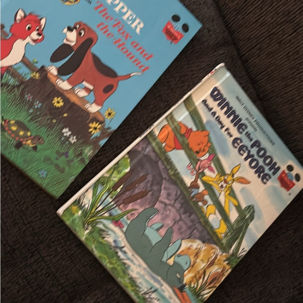 Disney Illustrated Storybook Pair - Blue and Green Covers